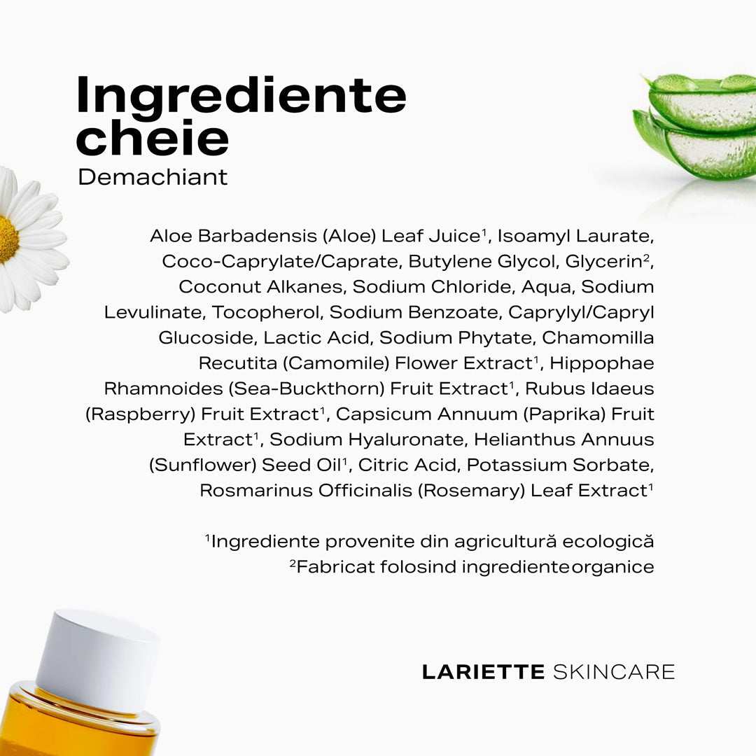 Demachiant bifazic cu Acid Hialuronic, 100ml