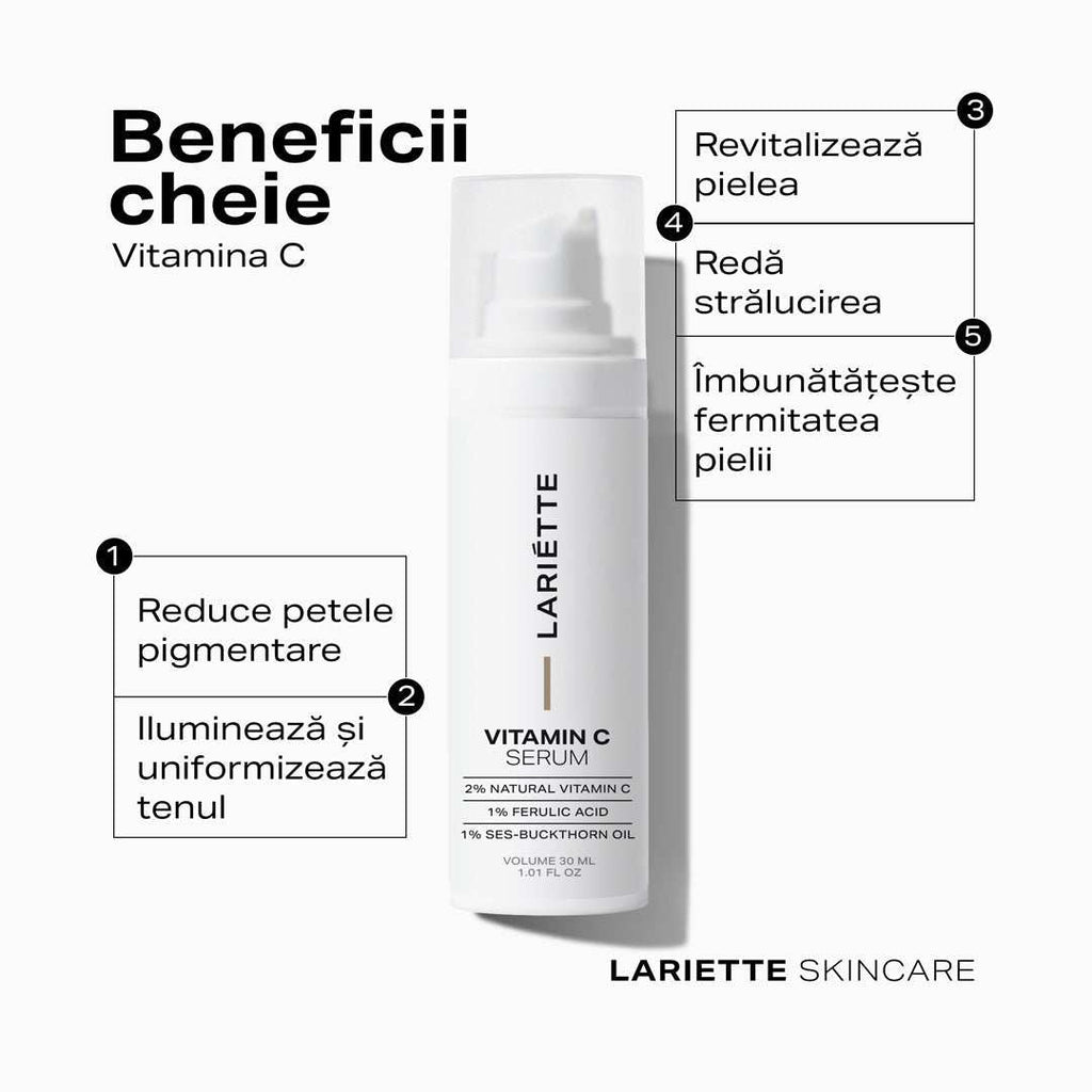 Ser Vitamina C Naturală 2%, 30 ml